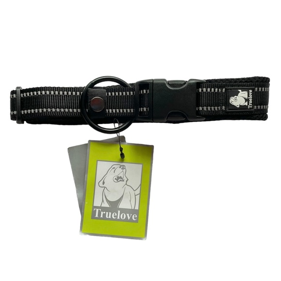 NEW Black Dog Collar FLEX Reflective Trim XL - Picture 4 of 14